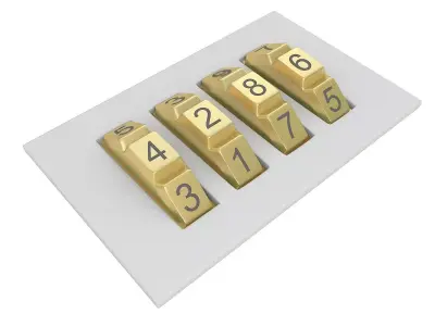 Code Lock 3D model buy