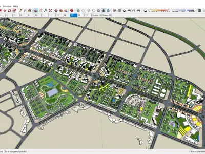 Sketchup Landscape Park 191 3D model