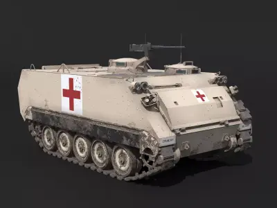 M113A3 Armored Medical Evacuation Vehicle 3D model
