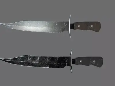 dagger knife Low-poly 3D model buy