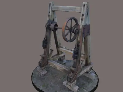 splitter wood 3D model