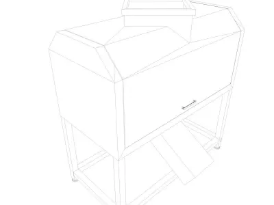 PITER SLICER MACHINE Low-poly 3D model