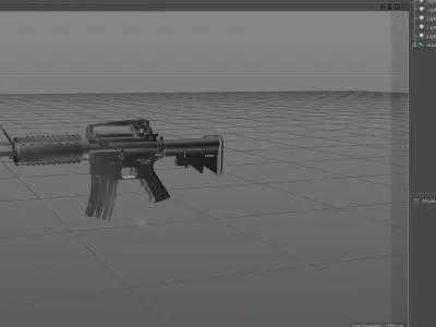 M4 Assault Rifle 3D model