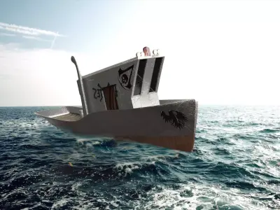 captains ships 3D model
