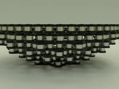 Industrial chain bowl 3D model