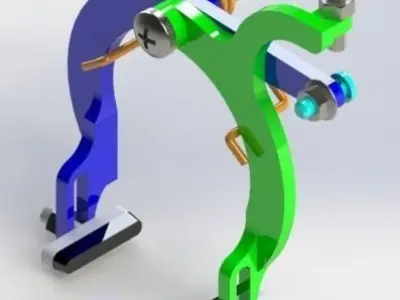 Bicycle Parts Free 3D model