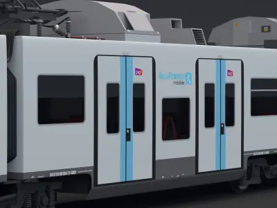 Bombardier Omneo Regio 2N Clear 3D model