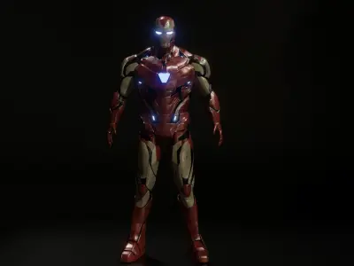 Ironman mk85 Free 3D model