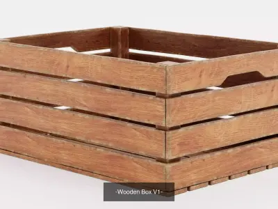 Wooden Crates Collection - 16 Transport Box Variants 3D Model Pack