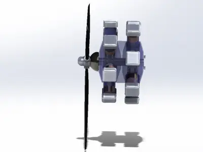 Radial Engine 3D model get