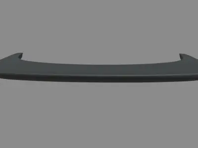 Car Spoiler 021 Low-poly 3D model