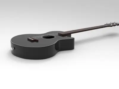 Box Guitar  3D model