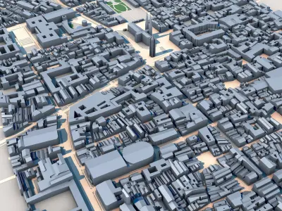 Cathedrale Saint-Andre de Bordeaux France 3D model