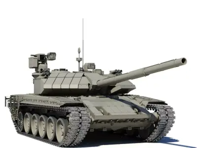 M-84AS1 3D model