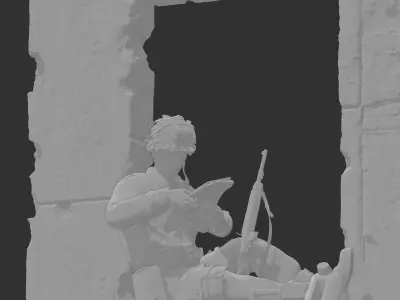 MA Models US Airborne 2 Mini Diorama and Airborne ranger 1-35 3D print model