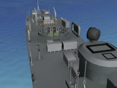 USS PC-744 Subchaser  3D model