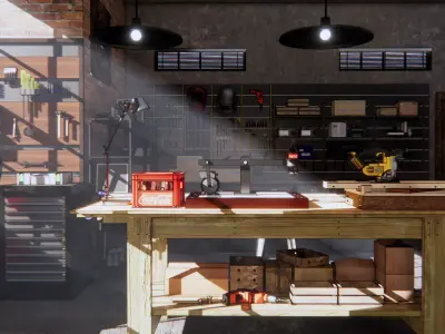 Craft studio  interior 3D model