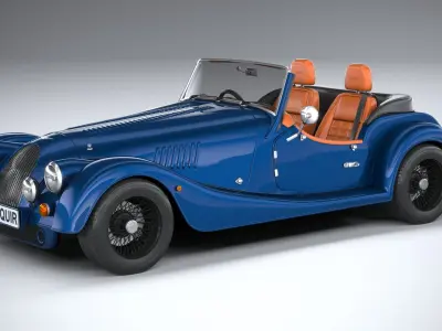 Morgan Plus Four 2021 3D model purchase