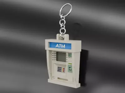 ATM Keychain 3D Model 3D model