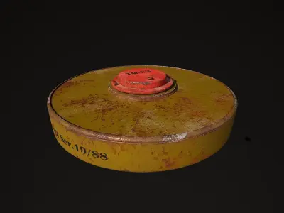 TM62 anti-tank explosive mine 3D model