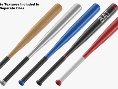 Sports Racquets And Balls Collection 3D model