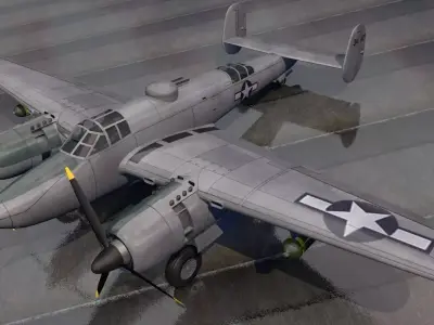 Beechcraft XA-38 Grizzly 3D model