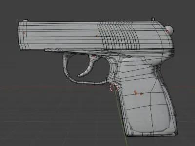 Makarov pistol Texture