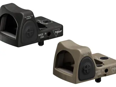 TRIJICON RMR TYPE 2 RED DOT SIGHT Low-poly 3D model