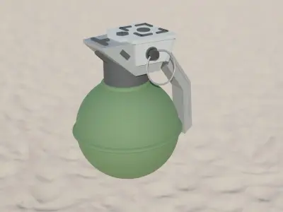 Grenade army Free 3D print model