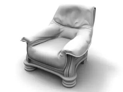 office chairs  3D model purchase
