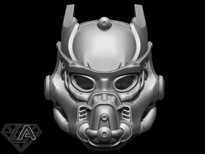 Fallout Helmets set 3D print model