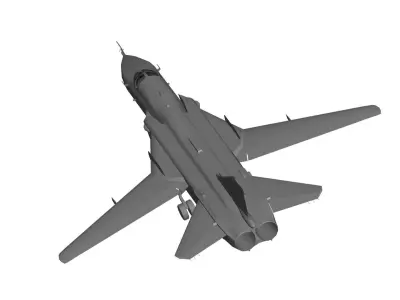 Soukhoi Su-24 3D model purchase