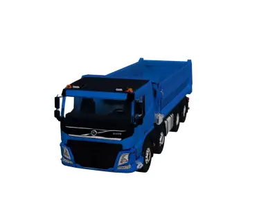 Volvo FH16 Dump Truck 3D Model 3D model