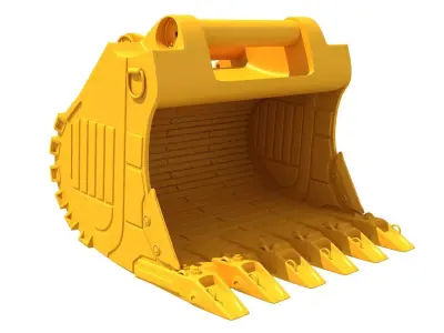 Excavator Bucket 3D model