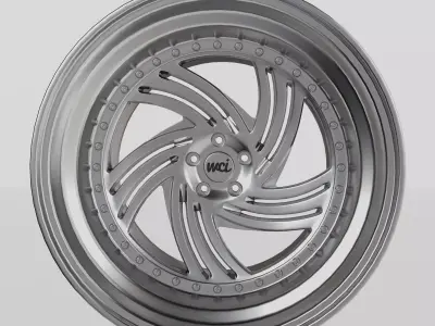WATERCOOLEDIND SB10 Wheel Low-poly 3D model
