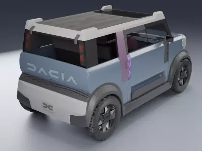 The Dacia Hipster 3D model