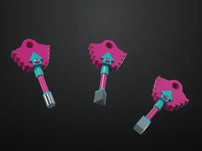 Squid Game season 3 knife and key  3D model