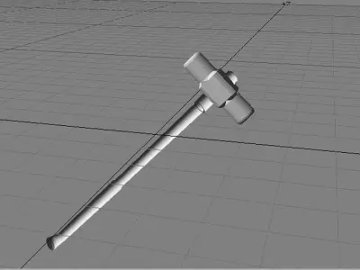 Civil Tool - Sledge Hammer 3D model