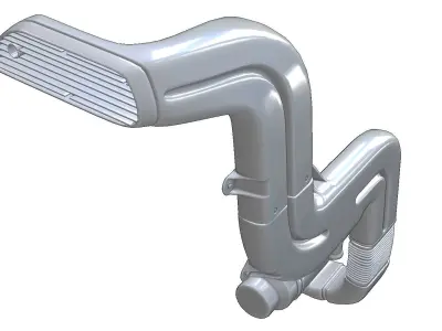 Truck Air Filter Intake 3D model