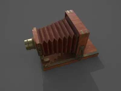 Vintage Camera Old 3D model