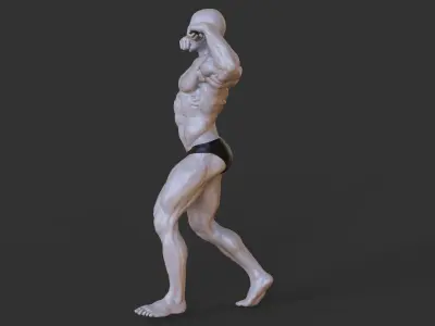 Bodybuilder Pose 3D print model