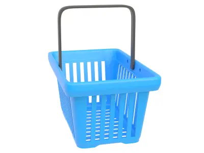 Shopping basket 06 3D model