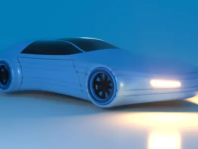 Future Car 33 3D model
