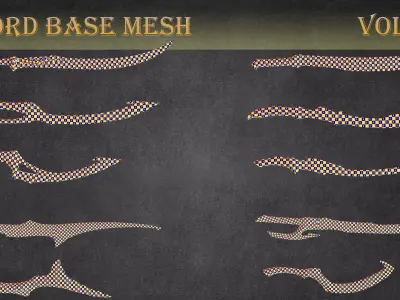 Sword Base Mesh Vol 01 3D model