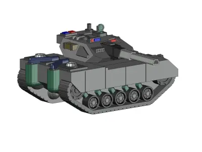 TANK REX70 3D print model