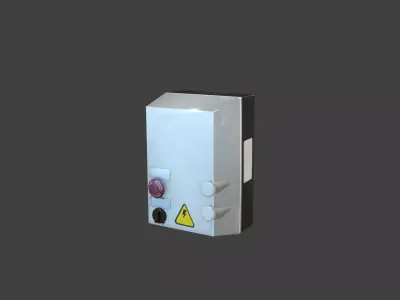 pump starting panel 3D model