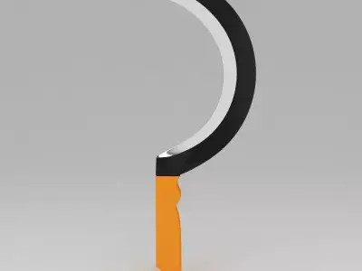 Garden sickle 3d model   3D model