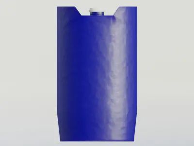 Plastic Tight Head Drum 01 30L Low-poly 3D model