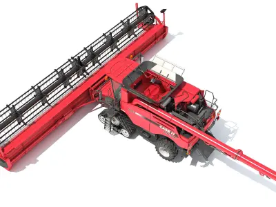 Tracked Combine Case 3D model