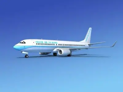 Boeing 737-800 Miami Charter 3D model